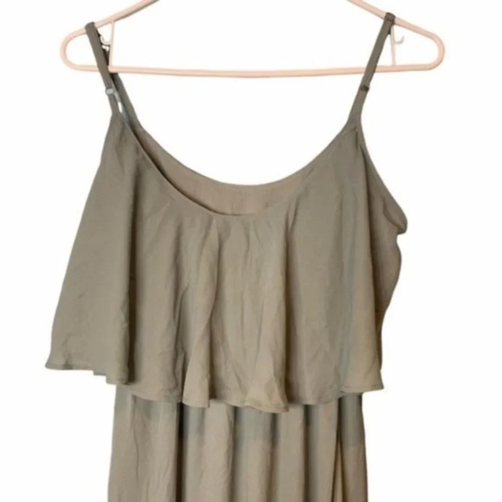 NEW Show Me Your Mumu Silver Sage Caitlin Ruffle Maxi Dress XXS - Picture 5 of 8